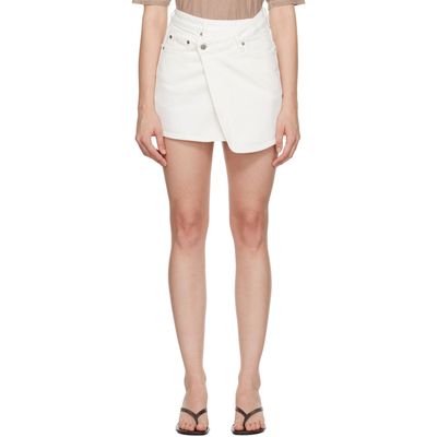 Ksubi Ksubi Off-White Rap Denim Skirt