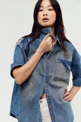 Ksubi Ksubi Oversized Denim Shirt
