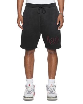 Ksubi Ksubi Paise Black Fade 32.2 Logo Track Shorts