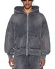 Ksubi Ksubi Skool Halen Cotton Zip Graphic Hoodie - 1
