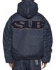 Ksubi Ksubi Slouchy Drawstring Logo Bomber Jacket - 3