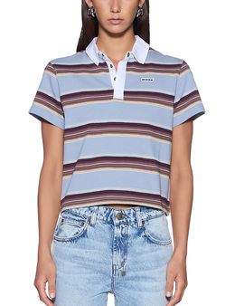 Ksubi Ksubi Sott Shrunken Multi Stripe Polo
