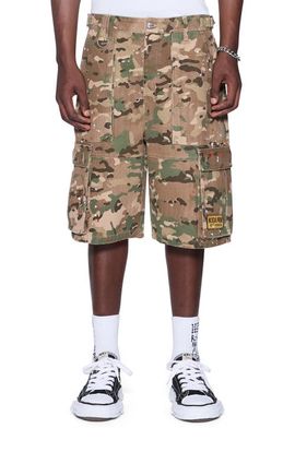 Ksubi Ksubi Trooper Camo Cargo Shorts