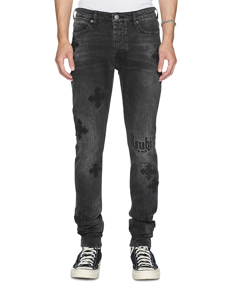 Ksubi Ksubi Van Winkle Blakk Metal Skinny Fit Jeans