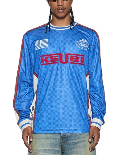 Ksubi Ksubi Zoom Moto Logo Graphic Jersey Shirt