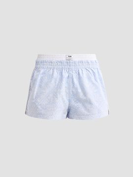 Ksubi Women's Bandana Cotton Mid-Rise Boxer Shorts