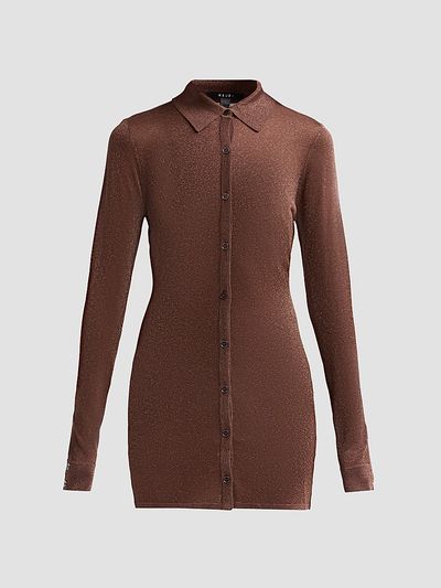 Ksubi Women's Devin Long-Sleeve Shirtdress