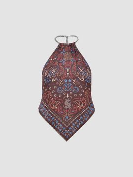 Ksubi Women's Folk Bandana Scarf Top