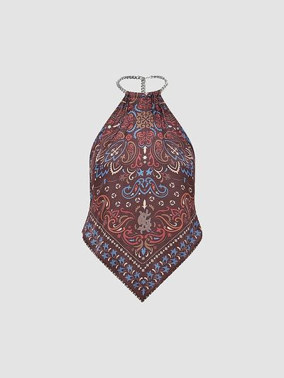 Ksubi Women's Folk Bandana Scarf Top