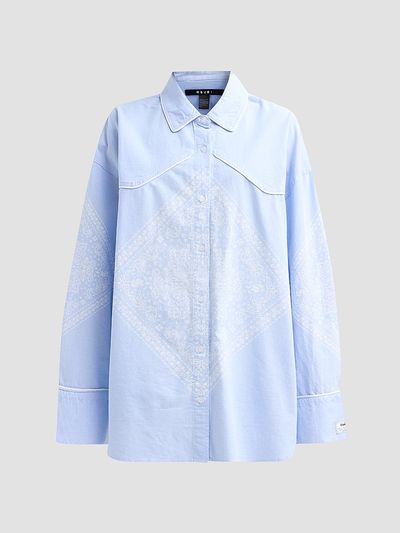 Ksubi Women's Higher Than Heaven Astra Bandana Cotton Shirt