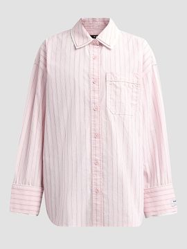 Ksubi Women's Higher Than Heaven Astra Striped Cotton Shirt