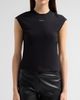 Ksubi Women's Higher Than Heaven Rivet Staple Logo Cap-Sleeve T-Shirt - 5