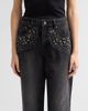 Ksubi Women's Low Rider Embellished Jeans - 5