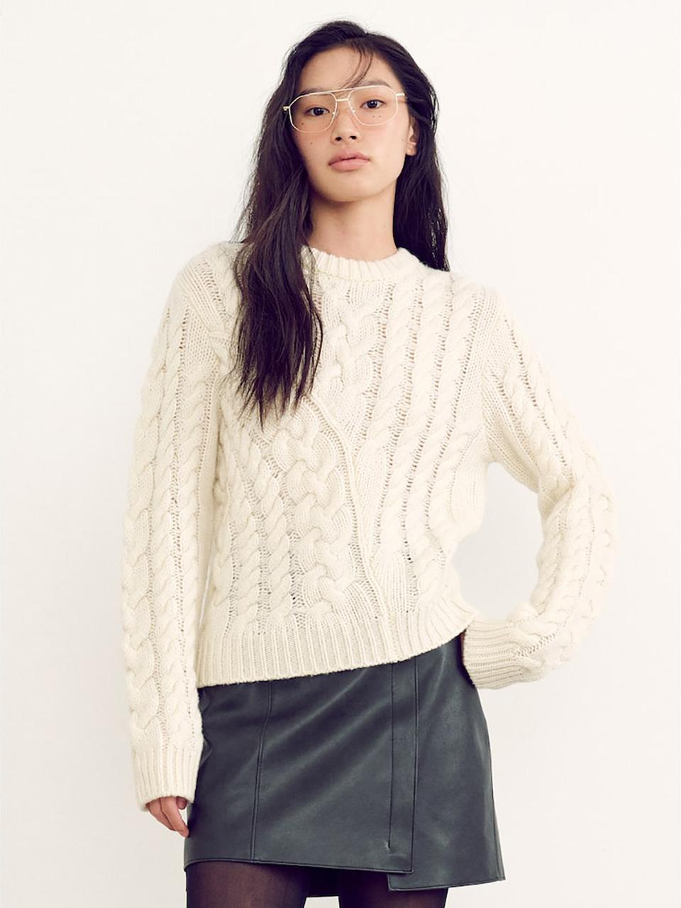 kuho plus Cable Knit Pullover