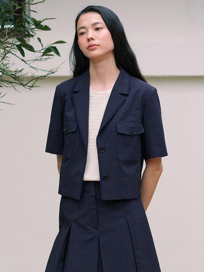 kuho plus Combination Short Jacket_Navy
