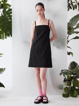 kuho plus Cut-out Mini Dress _Black