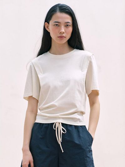 kuho plus Signature Back Tied Jersey Top