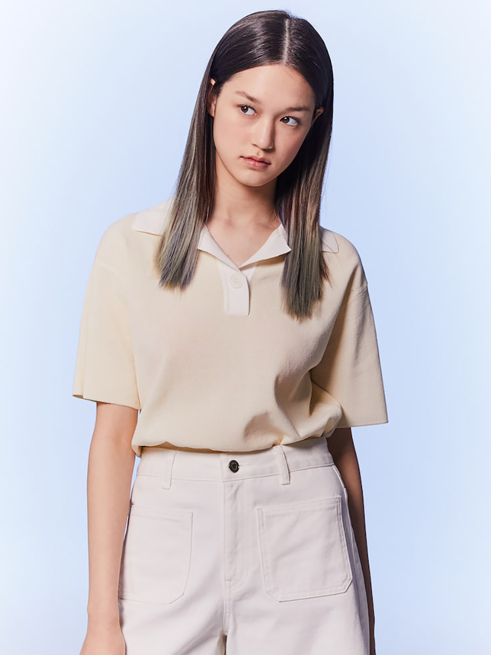 kuho plus Signature Color Block Knit Pullover