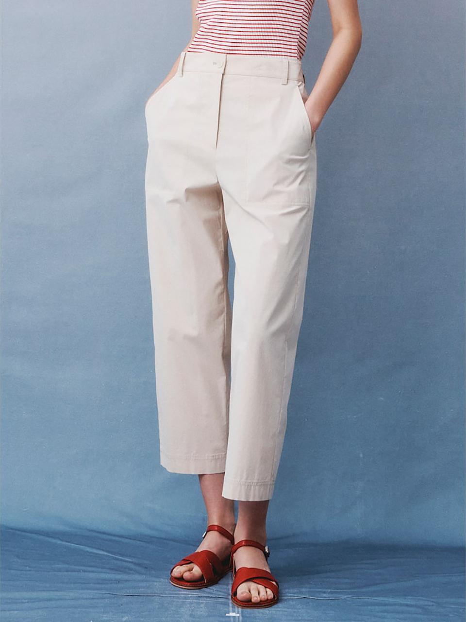 kuho plus Signature Slim Straight Easy Pants Beige (KE4321M