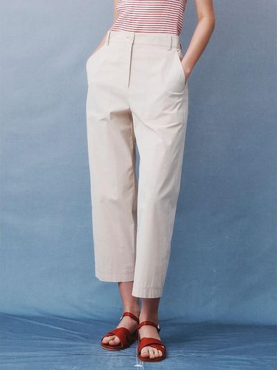 kuho plus Signature Slim Straight Easy Pants Beige (KE4321M