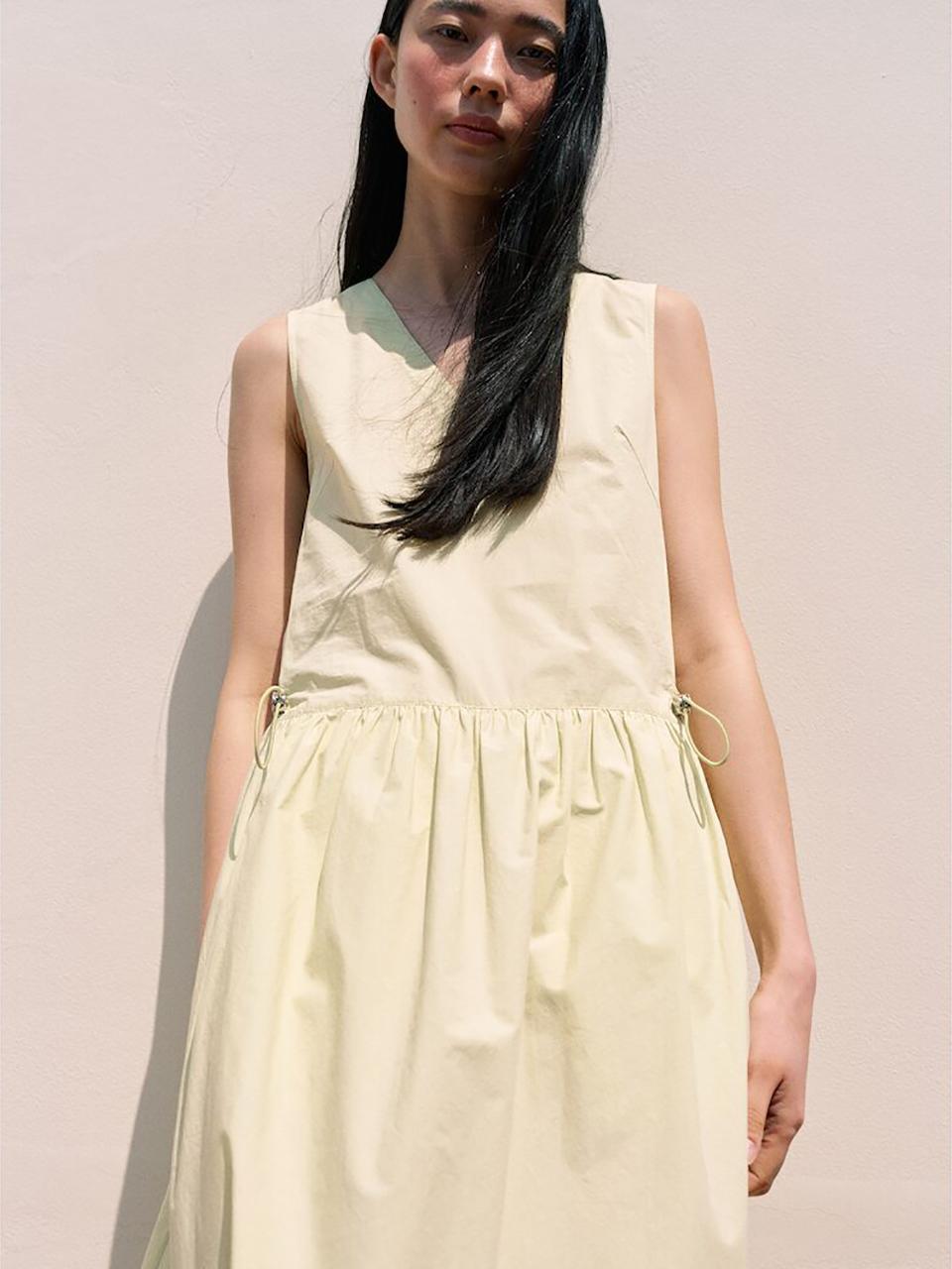 kuho plus String Detail Sleeveless Long Dress