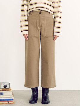 kuho plus Warm Cotton Easy Pants - Khaki