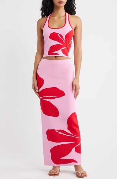 Kulani Kinis Kulani Kinis Floral Knit Maxi Skirt
