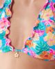 Kulani Kinis Kulani Kinis Paradise Pop lettuce edge halter triangle bikini top in multi floral - 3