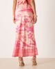 Kulani Kinis Kulani Kinis Sippin Pretty drawstring maxi skirt in pink multi - 3