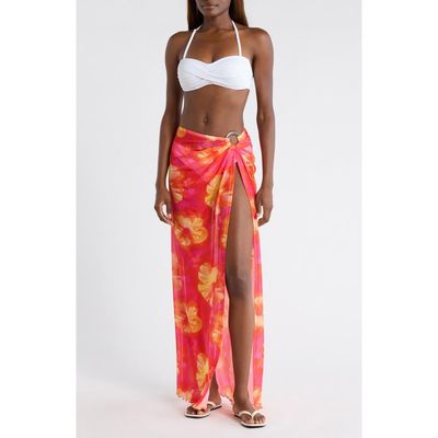 Kulani Kinis Kulani Kinis Split Mesh Maxi Cover-Up Skirt