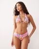 Kulani Kinis Kulani Kinis Summer Glow lettuce frill thong bikini bottom in multi - 4
