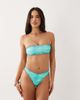 Kulani Kinis Kulani Kinis summer seas high leg bikini bottom in turquoise-Blue - 2