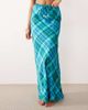 Kulani Kinis Kulani Kinis Tropic Dip drawstring maxi skirt in blue multi - 4
