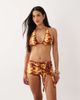 Kulani Kinis Kulani Kinis vintage vacay halter bikini top in mid brown - 2