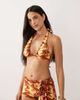 Kulani Kinis Kulani Kinis vintage vacay halter bikini top in mid brown - 4