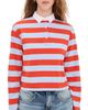 KULE KULE The Lexie Rugby Polo Light Blue/Poppy - 1