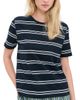 KULE KULE The Modern Stripe Tee Navy/White Mixed Stripe - 1