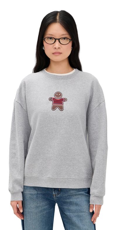 KULE KULE The Oversized Gingerbread Sweatshirt Heather Grey