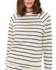 KULE KULE The Terry Franny Pullover Cream/Navy - 1