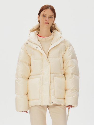 KUME Hooded Qulited Down Jumper