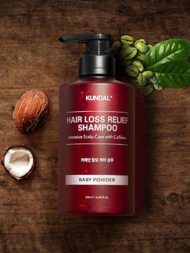 KUNDAL Caffeine Anti-Hair Loss 500ml 2-Pack Shampoo