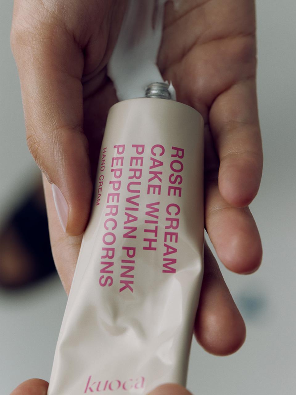Kuoca Rose Macadamia Moisturizing Hand Cream