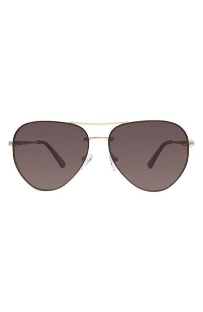 Kurt Geiger London Kurt Geiger London 60mm Aviator Sunglasses
