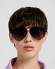Kurt Geiger London Kurt Geiger London 64mm Square Sunglasses - 3