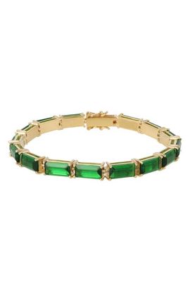 Kurt Geiger London Kurt Geiger London Baguette Crystal Tennis Bracelet
