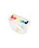 Kurt Geiger London Kurt Geiger London Be Kind Resin Ring - 1