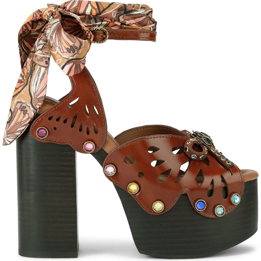 Kurt Geiger London Kurt Geiger London Butterfly Platform Ankle Strap Sandal