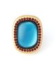 Kurt Geiger London Kurt Geiger London Cabochon Stone Cocktail Ring - 1