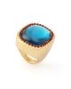 Kurt Geiger London Kurt Geiger London Cabochon Stone Cocktail Ring - 5