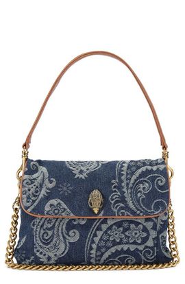 Kurt Geiger London Kurt Geiger London Celia Paisley Jacquard Denim Shoulder Bag 